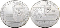 Italien 500 Lire 1992 XXV. Olympische Sommerspiele, Barcelona -