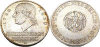 Weimarer Republik 5 Reichsmark 200. Geburtstag von Gotthold Ephraim Lessing,J.336 -