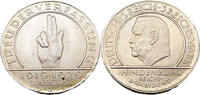 Weimarer Republik 3 Reichsmark 10 Jahre Weimarer Verfassung,J.340 -