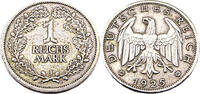 Weimarer Republik 1 Mark 1 Mark, J.319, 1925 J -