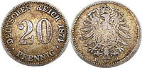 Kaiserreich 20 Pfennig 20 Pfennig,J.5 1874 D -