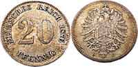 Kaiserreich 20 Pfennig 20 Pfennig,J.5 1876 G -