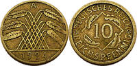 Weimarer Republik 10 Reichspfennig 10 Pfennig, J.317 -