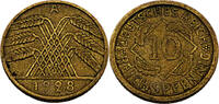 Weimarer Republik 10 Reichspfennig 10 Pfennig, J.317 -