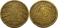 Weimarer Republik 10 Reichspfennig 10 Pfennig, J.317 -