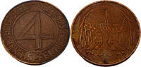 Weimarer Republik 4 Reichspfennig 4 Pfennig, J.315 -