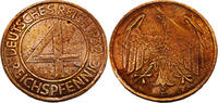 Weimarer Republik 4 Reichspfennig 4 Pfennig, J.315 -