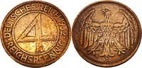 Weimarer Republik 4 Reichsmark 4 Pfennig, J.315 -