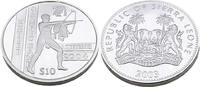 Sierra Leone 10 Dollar XXVIII. Olympische Sommerspiele - Bogenschütze -