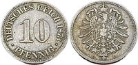 Kaiserreich 10 Pfennig 10 Pfennig, 1873 G, J.4 -