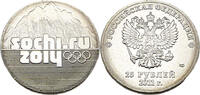 Russland 25 Rubel XXII. Olympische Winterspiele und XI. Paralympische Winterspiele, Sotschi 2014 -