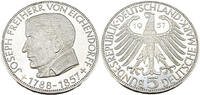 Bundesrepublik Deutschland / BRD 5 Deutsche Mark 100. Todestag von Joseph Freiherr von Eichendorff,J.391 -