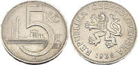 Tschechoslowakei 5 Kronen -