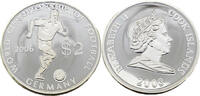 Cook Islands 2 Dollar 2003 Fußball-Weltmeisterschaft 2006, Deutschland P... 12,95 EUR  plus 12,95 EUR verzending