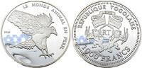 Togo 1000 Francs Bedrohte Tierwelt - Adler -
