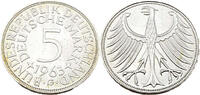 Bundesrepublik Deutschland / BRD 5 Deutsche Mark BRD 5,-DM, J.387 1963 G -