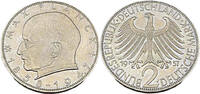 Bundesrepublik Deutschland / BRD 2 Deutsche Mark Max Planck -