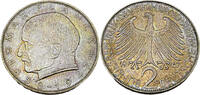 Bundesrepublik Deutschland / BRD 2 Deutsche Mark Max Planck -
