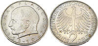 Bundesrepublik Deutschland / BRD 2 Deutsche Mark Max Planck -