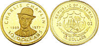 Liberia 10 Dollar Charly Chaplin -