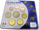 Irland 3,88 Euro Kursmünzsatz mit 2 Euro Gedenkmünze 10 Jahre Euro -