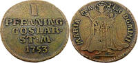 Goslar 1 Pfennig Standardumlaufmünze - 1 Pfennig Freie Stadt Goslar -