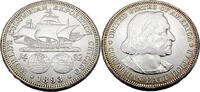 Vereinigte Staaten / USA 1/2 Dollar Kolumbien-Ausstellung -