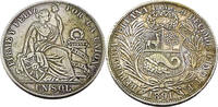 Peru 1 Sol Peru Un Sol, 1891 -