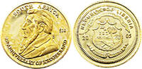 Liberia 10 Dollar 25-jähriges Jubiläum - Krugerrand -
