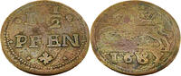 Braunschweig-Lüneburg 1,5 Pfennig Standardumlaufmünze - 1,5 Pfennig Braunschweig-Lüneburg - Georg Wilhelm -
