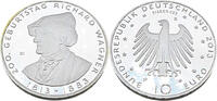 Bundesrepublik Deutschland / BRD 10 Euro 200. Geburtstag von Richard Wagner -