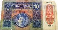 Österreich 10 Kronen Standard Banknote - Österreichisch-ungarische Bank No.016621 -