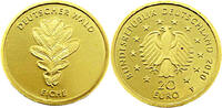 Bundesrepublik Deutschland / BRD 20 Euro Deutscher Wald - Eiche -