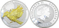 Australien 1 Dollar Australischer Kookaburra / Vergoldet -