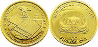 Niger 100 Francs Antike Weltwunder - Ägyptische Pyramiden -