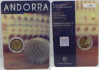 Andorra 2 Euro 2€ Coincard - 25 Jahre Rundfunk - 25è aniversari de Ràdio i Televisió d'Andorra -