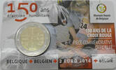 Belgien 2 Euro 150 Jahre Rotes Kreuz in Belgien - Humanitäre Hilfe - 2€ Coincard -