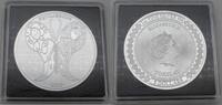 Tokelau 5 Dollars Equilibrium - 1 oz Fine Silver 999 - Elizabeth II -