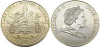 Cook Islands 1 Dollar 2001 XIX. Olympische Winterspiele, Salt Lake City ... 7,95 EUR  plus 12,95 EUR verzending