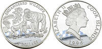 Cook Islands 5 Dollar Gefährdete Tierwelt - Gorillas -