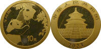 China 10 Yuan Panda 1 Gramm 2023 Stgl-Prooflike