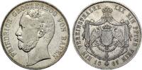 Baden Taler Friedrich I. 1852 - 1907 -