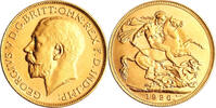 Australia Sovereign 1926-M Gold Sovereign, Australia, George V, Very Scarce Date -