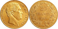 Belgium 20 Francs 1865 Gold 20 Francs, Belgium, Leopold I, Scarce Type -