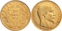 France 20 Francs 1855-D(Lyon) Gold 20 Francs, France, Napoleon III, Rare -