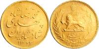 Iran 1944(1323) Gold 1 Pahlavi, Reza Pahlavi, selten Pahlavi 1944(1323) Uncirculated