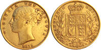 Great Britain Sovereign 1872 Gold Sovereign "Shields" die number 52, Great Britain -