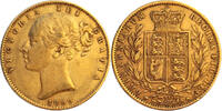 Great Britain Sovereign 1869 Gold Sovereign "Shields" die number 33, Great Britain -