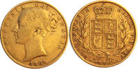 Great Britain Sovereign 1862 Gold Sovereign Shields, Great Britain -
