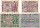 Austria 20 and 100 Kronen 2 Austria banknotes 20 and 100 Kronen 1922 -